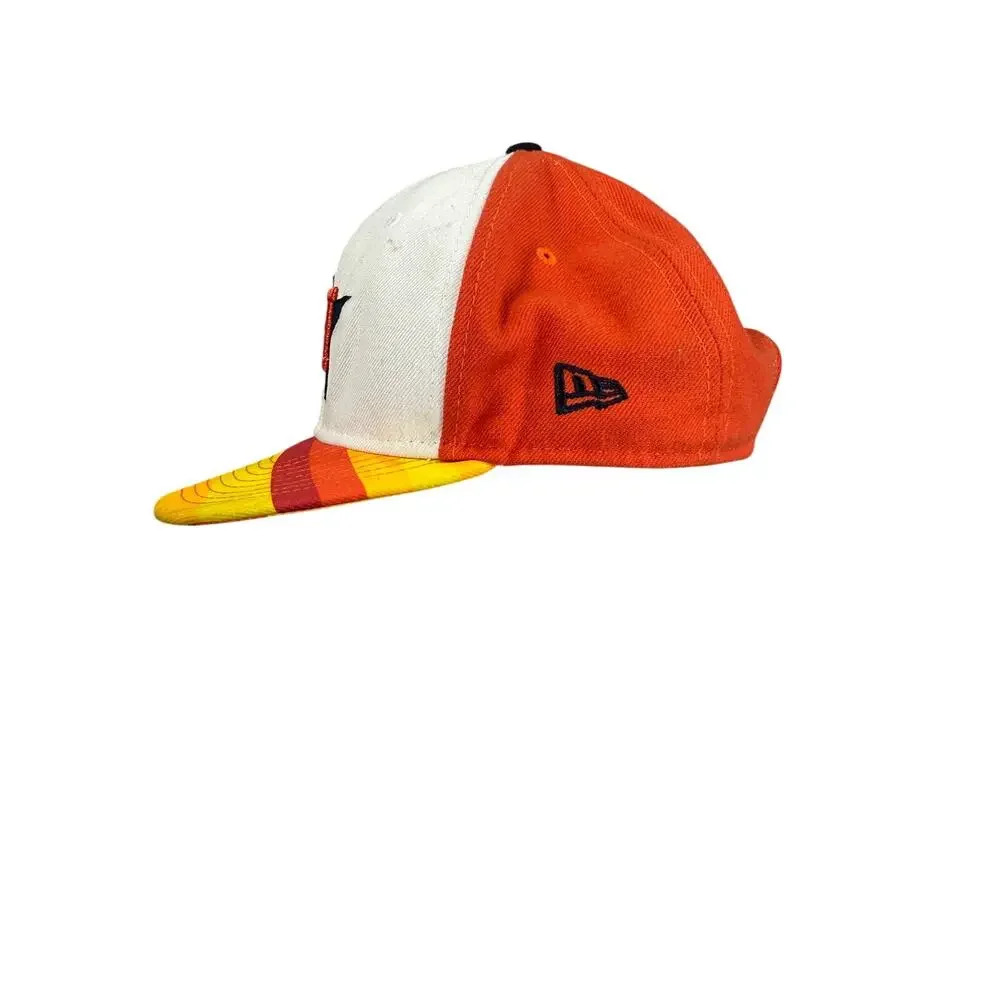 New Era Astros Youth Tequila Sunrise Snapback Hat